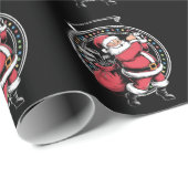 ゴルフオークリスマスサンタクロースヴィンテージゴルファーGolfi ラッピングペーパー (ロールコーナー)