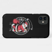 ゴルフオークリスマスサンタクロースヴィンテージゴルファーGolfi Case-Mate iPhoneケース (裏面(横))