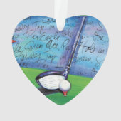 ゴルフオーナメント オーナメント (裏面)