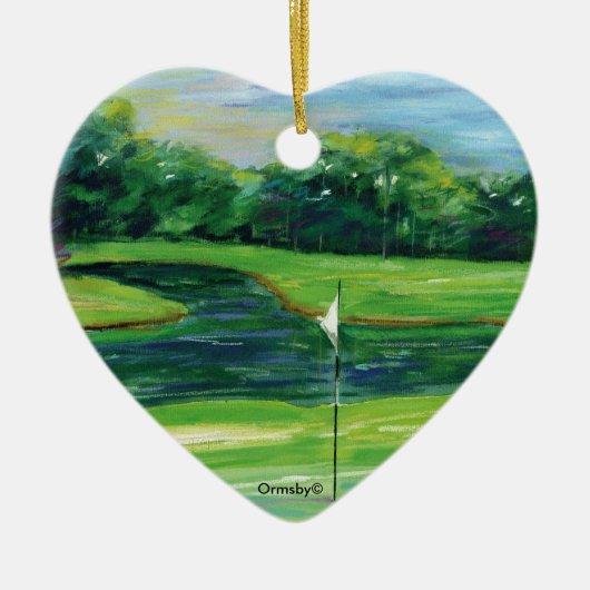 ゴルフオーナメント セラミックオーナメント (正面)