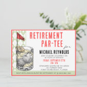 ゴルフカクテルパーティの招待状 招待状 (スタンド正面)