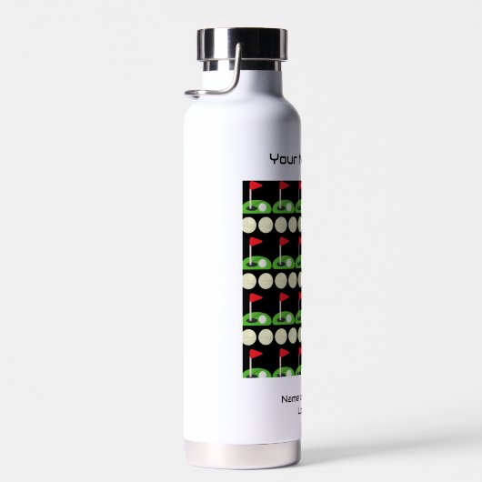 ゴルフカスタマイズアイコンのウォーターボトル ウォーターボトル (右面)