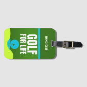 ゴルフカスタマイズクラブ荷物タグ ラゲッジタグ (正面横)