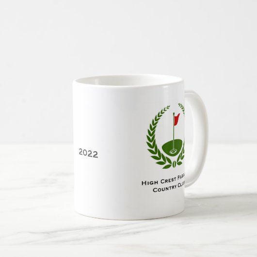 ゴルフカスタマイズクラブ記念コーヒーマグ コーヒーマグカップ (正面右)