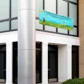 ゴルフカスタマイズドライビングレンジビジネス風光明媚 横断幕 (ビルの外側)