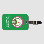 ゴルフカスタマイズ&テニスカントリークラブラゲージタグ ラゲッジタグ (正面横)
