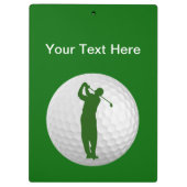 ゴルフカスタムのクリップボード クリップボード (裏面)