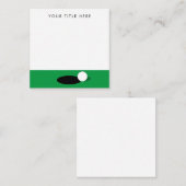 ゴルフカスタムのゴルフをテーマにしたゴルフノートカード ノートカード (正面/裏面)