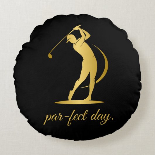 ゴルフカスタムピロー ラウンドクッション (正面)