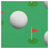 ゴルフカスタムプリント付きテーマ綿織物 ファブリック (クローズアップ)