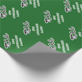 ゴルフカスタムボールラッピング紙男性へ誕生日 ラッピングペーパー (角)