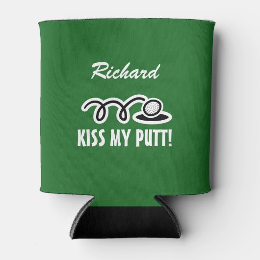 ゴルフカスタム引用文付きゴルフ缶おもしろい冷却器 缶クーラー (正面)