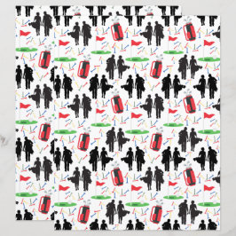 ゴルフカップルズスクラップブック紙