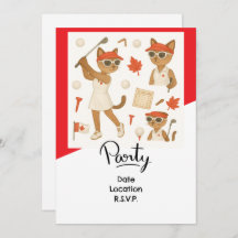 ゴルフカナダデイゴルフギア用猫好き