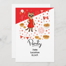 ゴルフカナダデイゴルフギア用猫好き 招待状