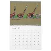 ゴルフカレンダー カレンダー (1月 2027)