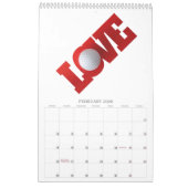 ゴルフカレンダー カレンダー (2月 2026)