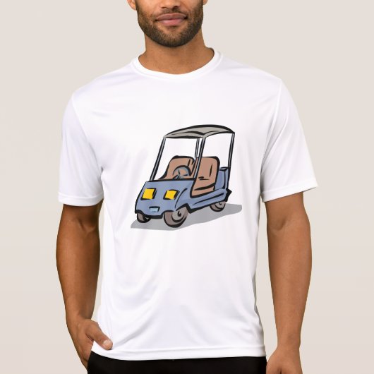 ゴルフカートおもしろいスポーツ車 Tシャツ (正面)