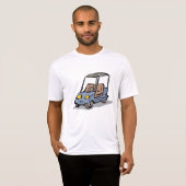 ゴルフカートおもしろいスポーツ車 Tシャツ (正面フル)