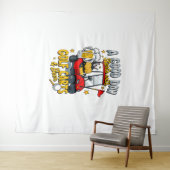 ゴルフカートから始まる神の日 タペストリー (インサイチュ(横))