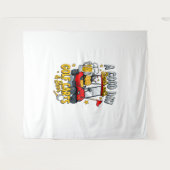 ゴルフカートから始まる神の日 タペストリー (正面(横))