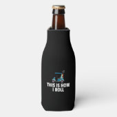 ゴルフカートのギフトゴルフのゴルファーおもしろいマン ボトルクーラー (ボトル正面)