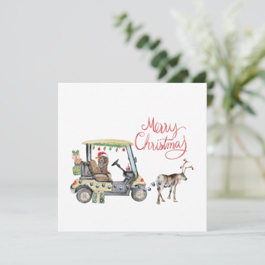 ゴルフカートのクリスマス (スタンド正面)