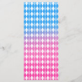 ゴルフカートのコースジェンダーが赤ちゃんシャワーを明らかにする メニュー (裏面)