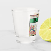 ゴルフカートのゴルファー選手の名前パパグランドパなど ショットグラス (左)