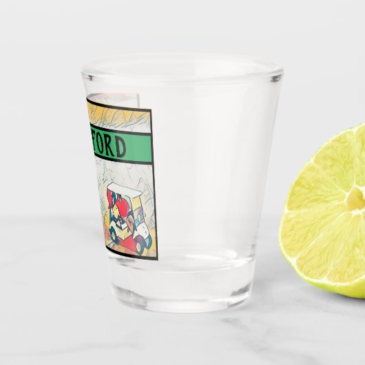 ゴルフカートのゴルファー選手の名前パパグランドパなど ショットグラス (右)