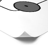 ゴルフカートのゴルファー ポスター (角)