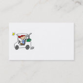 ゴルフカートのゴルファー 名刺 (裏面)