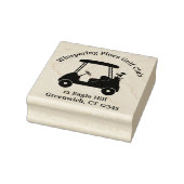 ゴルフカートのロゴクラブ名 ラバースタンプ (スタンプ)