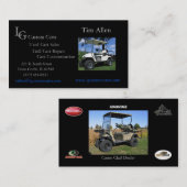 ゴルフカートの名刺 名刺 (正面/裏面)