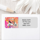 ゴルフカートの名前と住所 シール (インサイチュ)