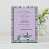 ゴルフカートの招待状 招待状 (スタンド正面)