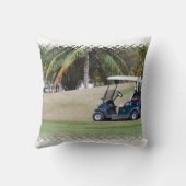 ゴルフカートの枕 クッション (裏面)