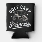 ゴルフカートの王女様 おもしろゴルフウェア レディース 缶クーラー (正面)