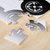 ゴルフカートの白 ジグソーパズル (側面)