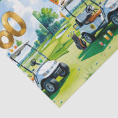 ゴルフカートをグリーンに置いてゴルフ60th誕生日 薄葉紙 (詳細)