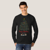 ゴルフカートクリスマス照明サンタゴルフカートChri Tシャツ (正面フル)