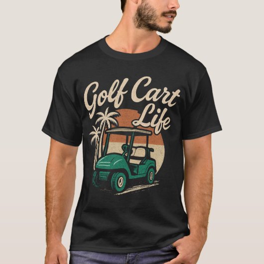 ゴルフカートライフ Tシャツ (正面)