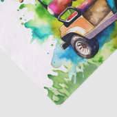 ゴルフカート包み紙付きゴルフハッピーバースデー 薄葉紙 (詳細)