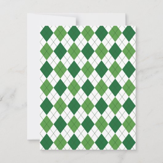 ゴルフカート子供の誕生日パーティの招待状 招待状 (裏面)