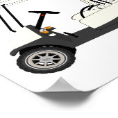 ゴルフカート子供デコルプリントポスター ポスター (角)