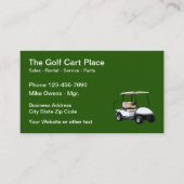 ゴルフカート販売及びレンタルテーマ 名刺 (正面)