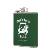 ゴルフカート転がゴルファーパパ フラスク (左)