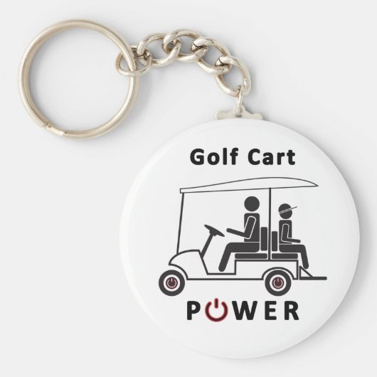 ゴルフカート電源 キーホルダー (正面)