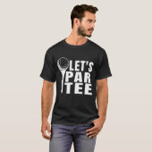 ゴルフカート飲レトロゴルフに乗ろう Tシャツ (正面フル)