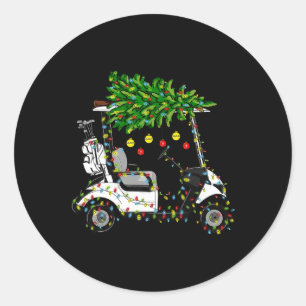 ゴルフカート クリスマスツリーライト Xmas スポーツ ゴルファー ラウンドシール